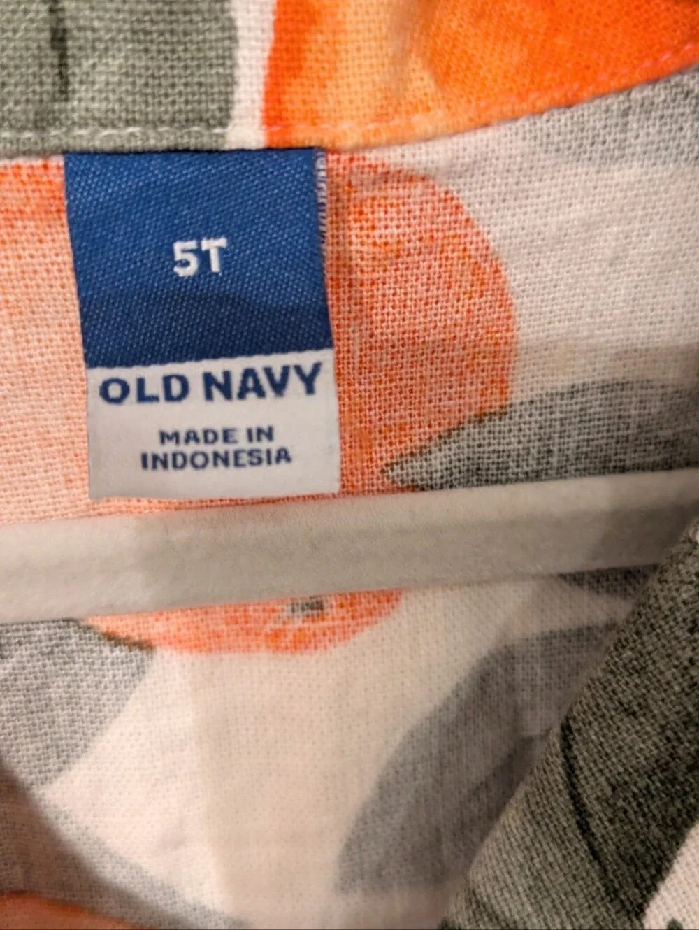 Linen Old Navy Shirt Size 5T